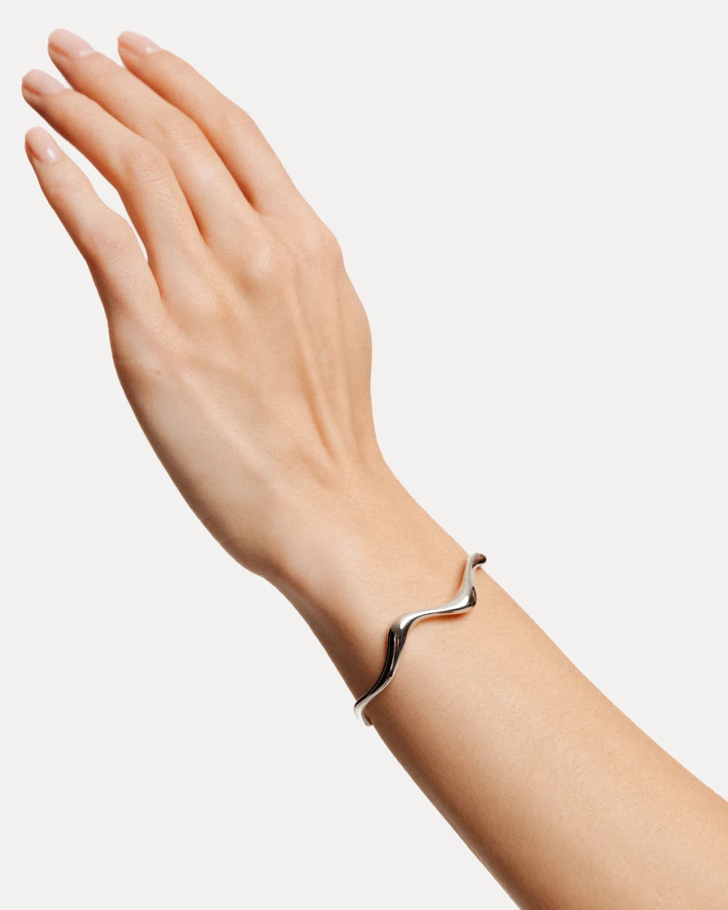 Poise Wave Cuff Bangle