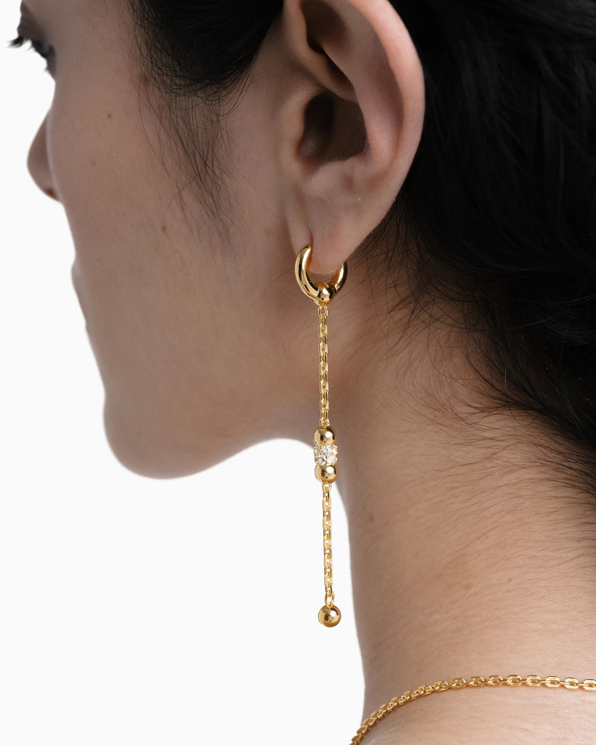 Gloss Chain Hoops