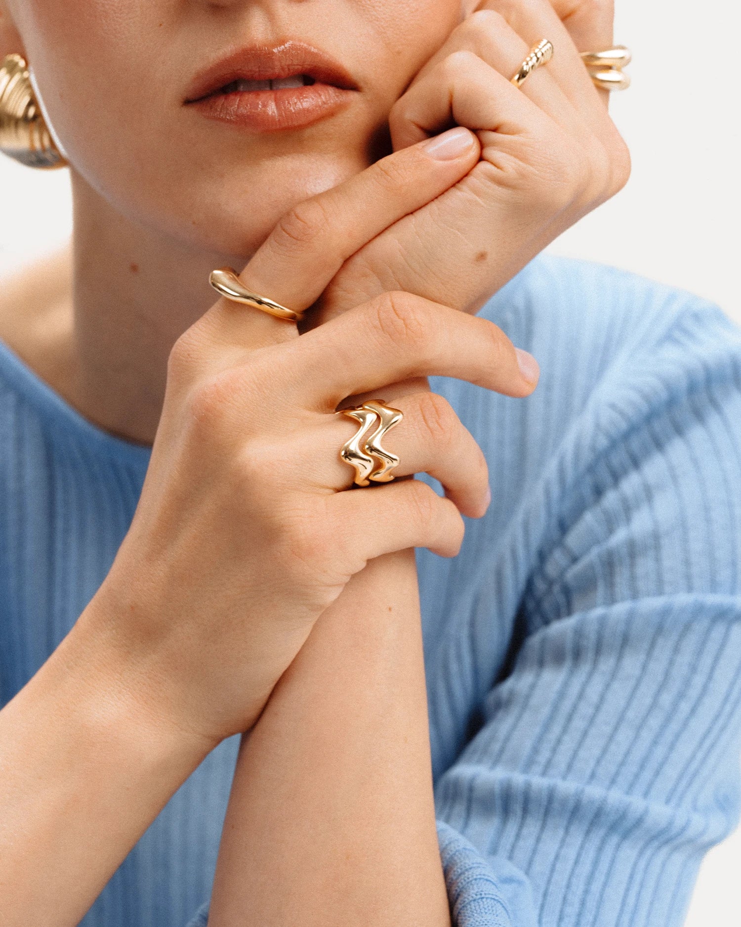 Poise Double Ring