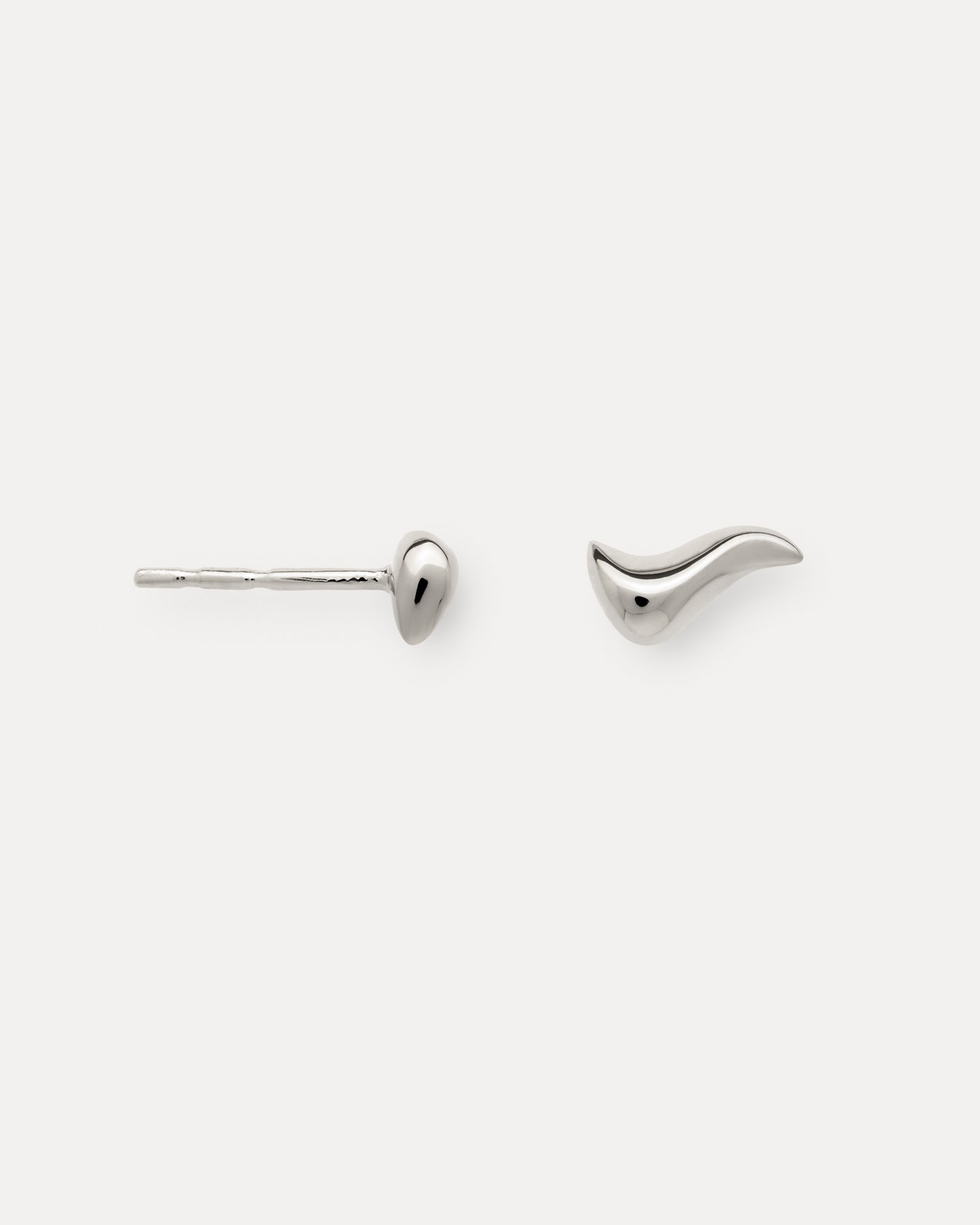 Poise Flow Stud Earrings, recycled Sterling Silver - NATALIE GRASSI