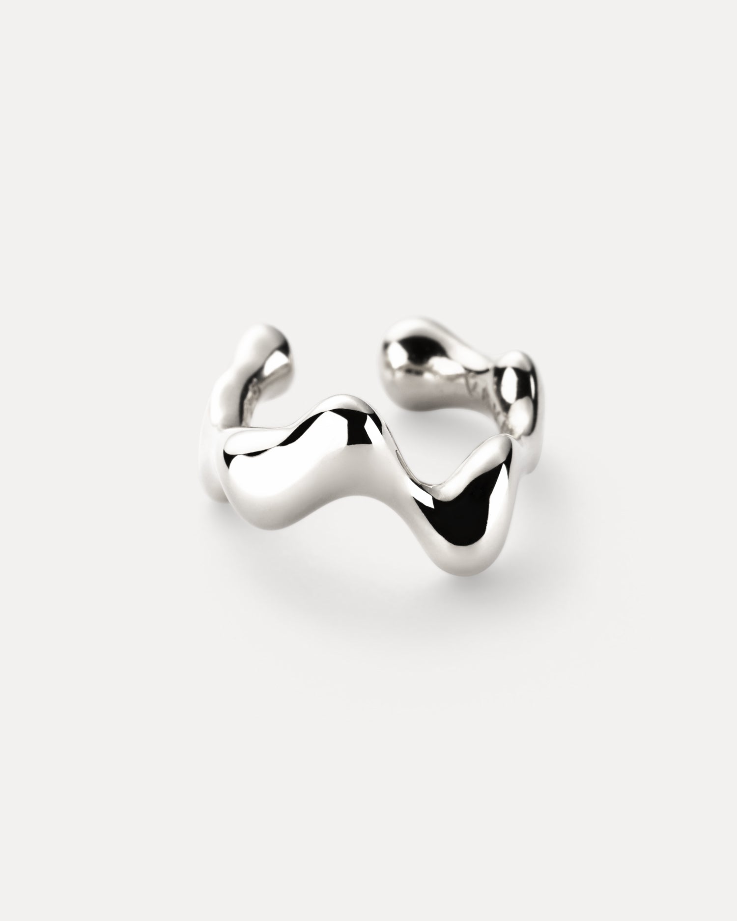 Poise Wave Ear Cuff, recycled Sterling Silver - NATALIE GRASSI