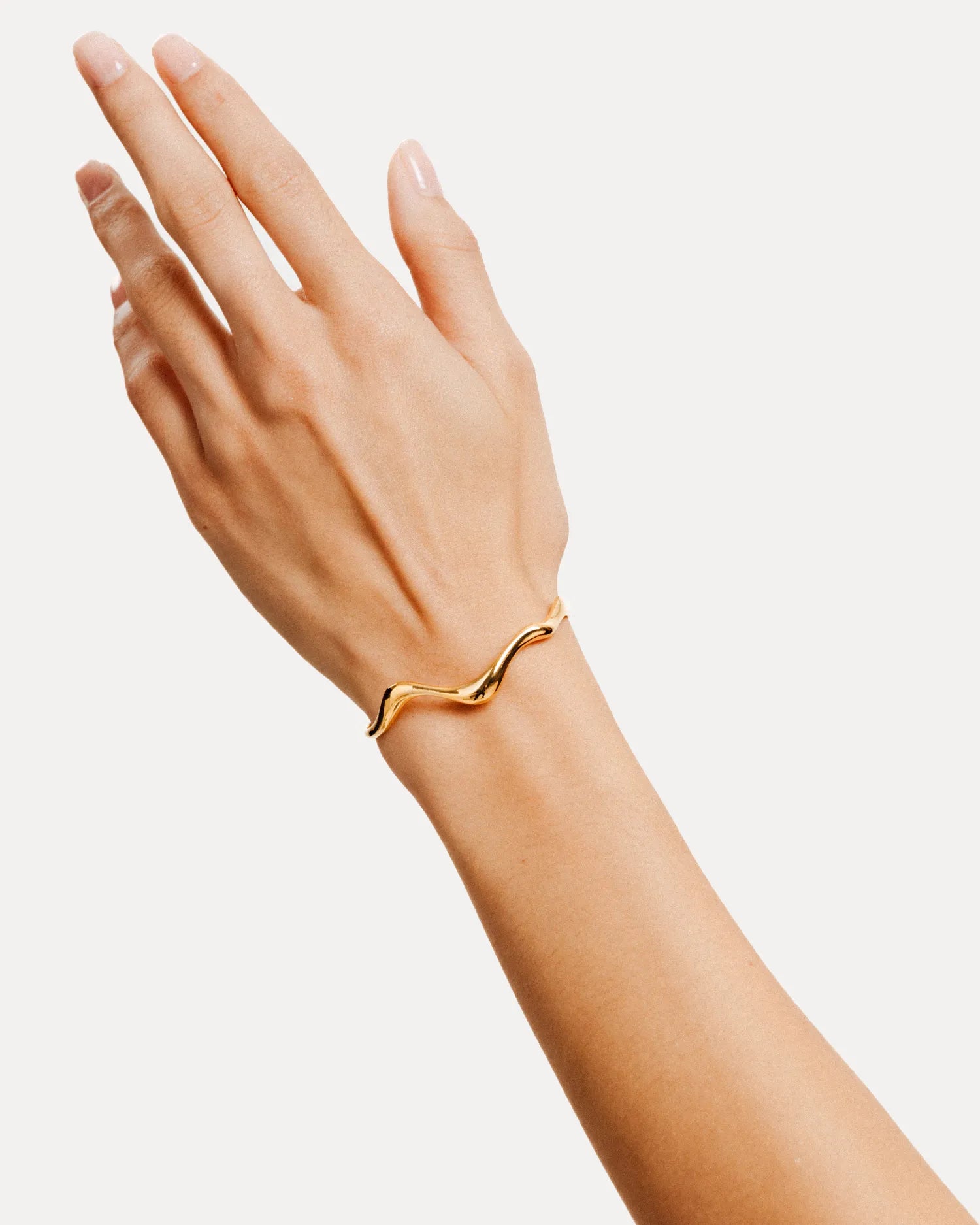 Poise Wave Cuff Bangle