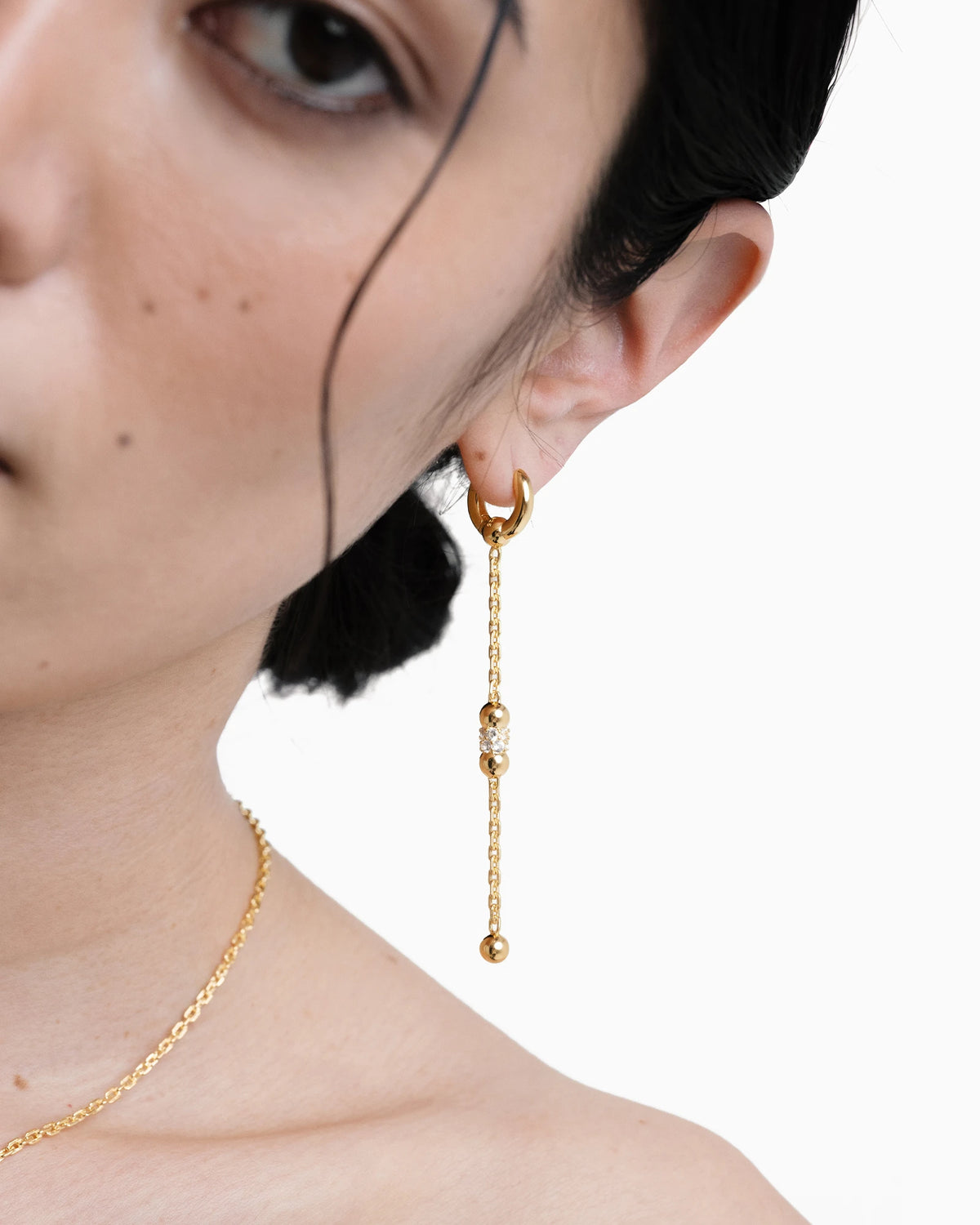 Gloss Chain Hoops