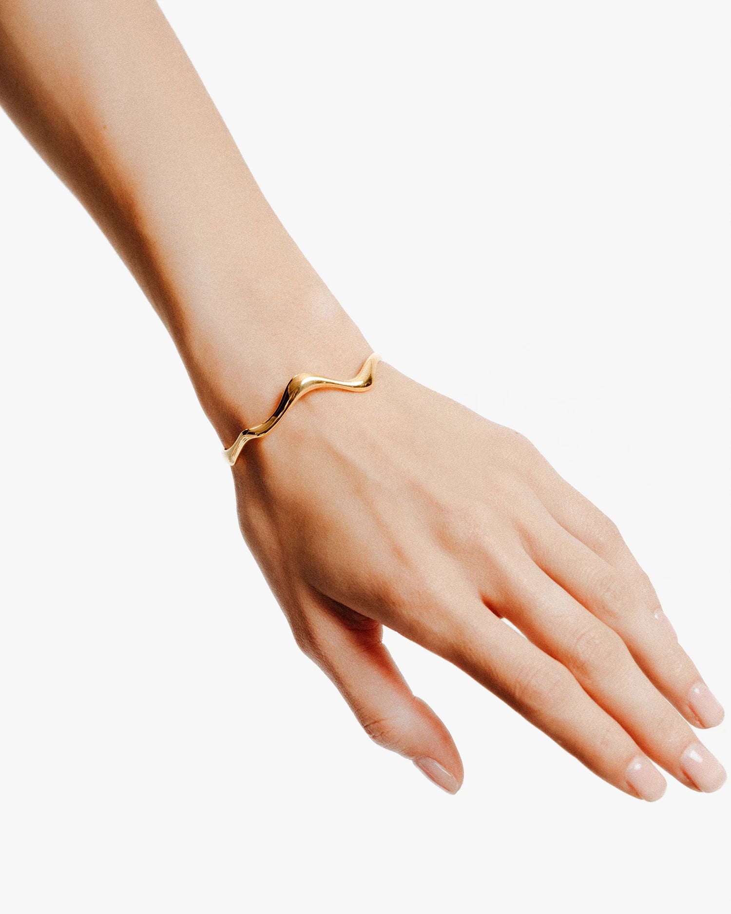 Poise Wave Cuff Bangle