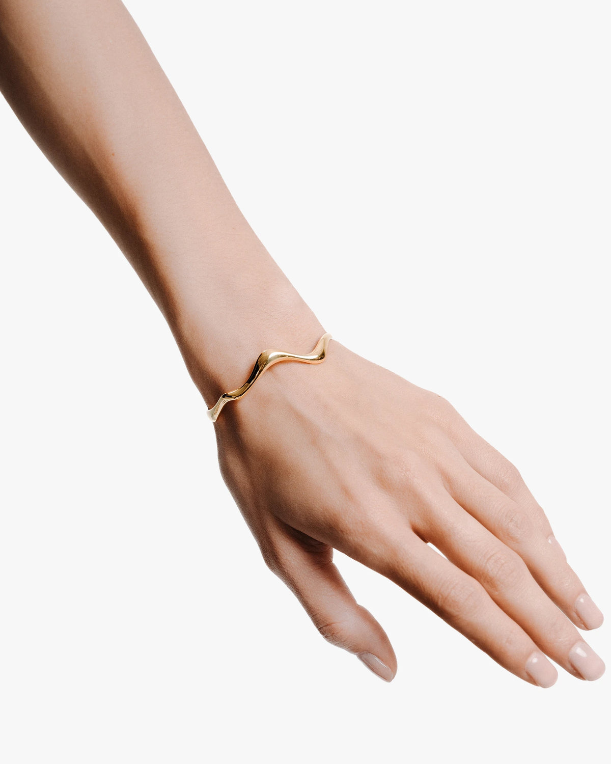 Poise Wave Cuff Bangle