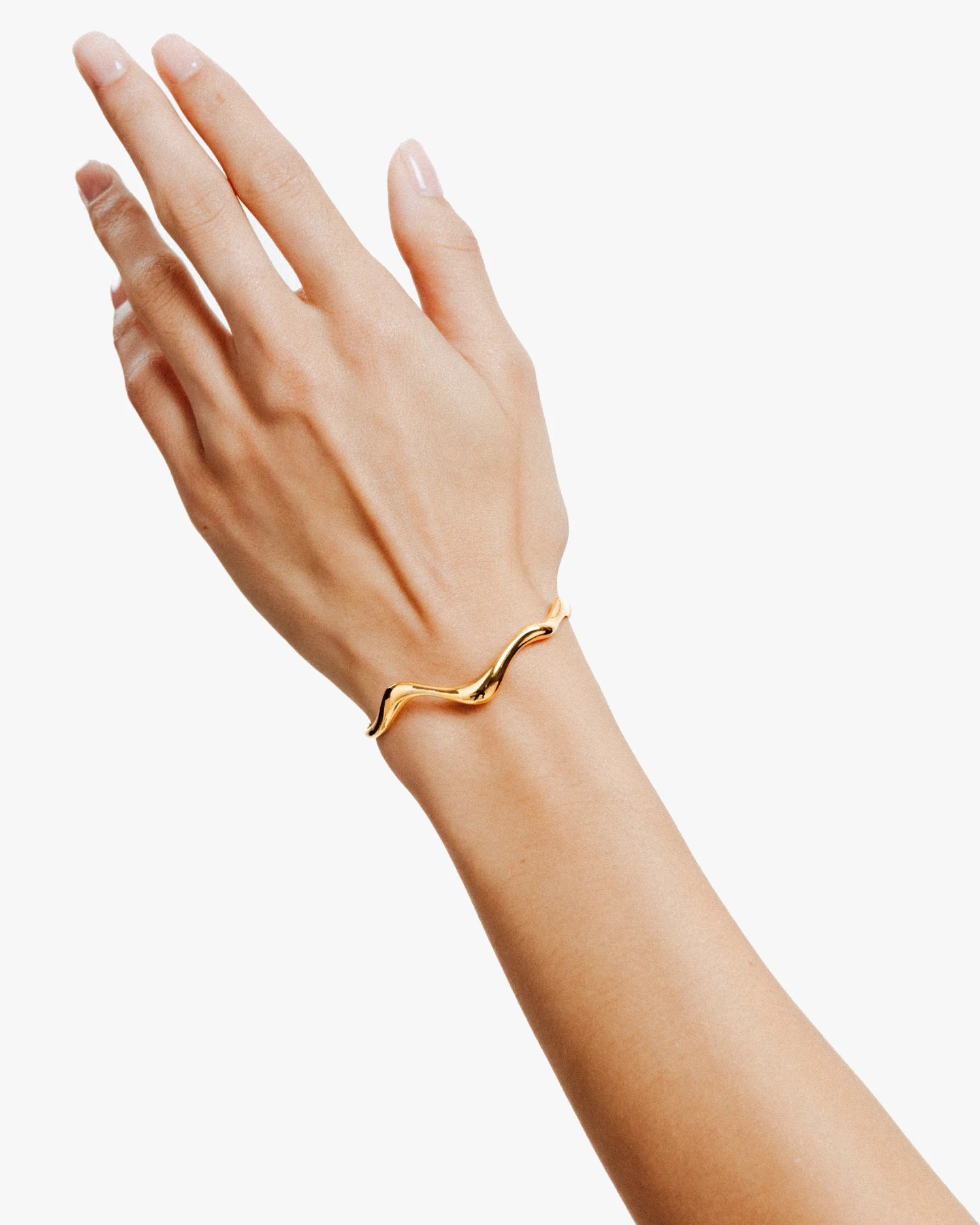 Poise Wave Cuff Bangle