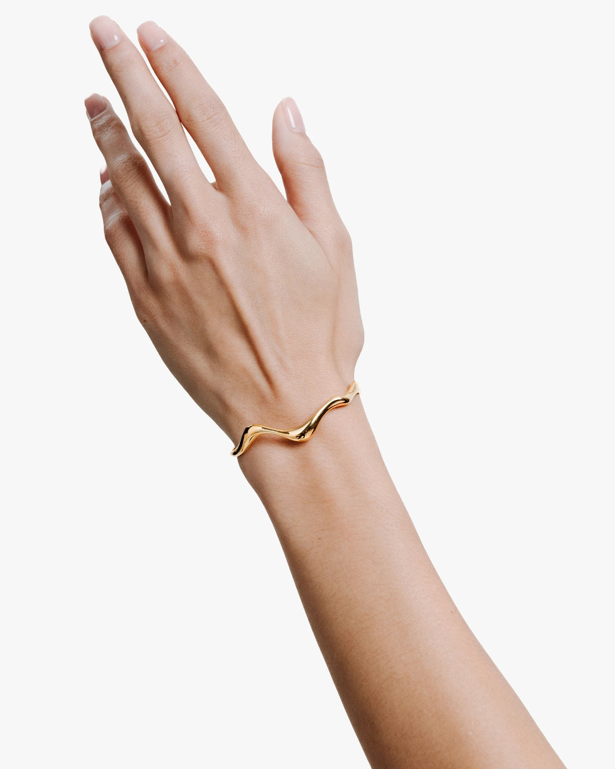 Poise Wave Cuff Bangle