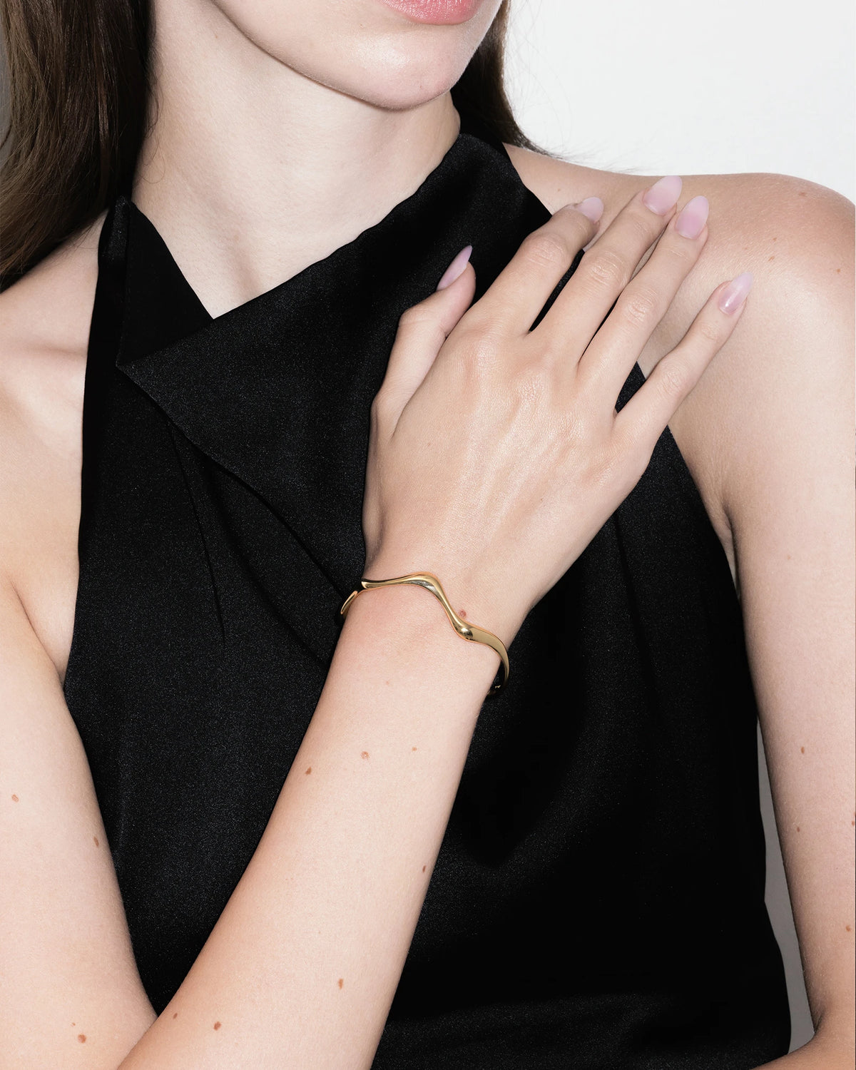 Poise Wave Cuff Bangle